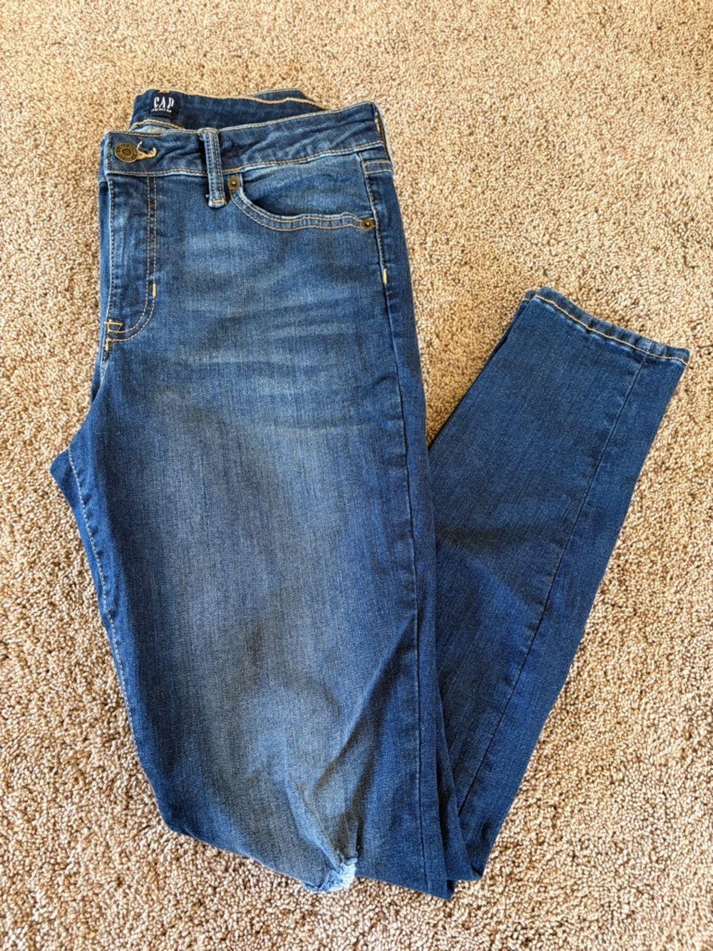 GAP Women's Dark Blue Skinny Jeans